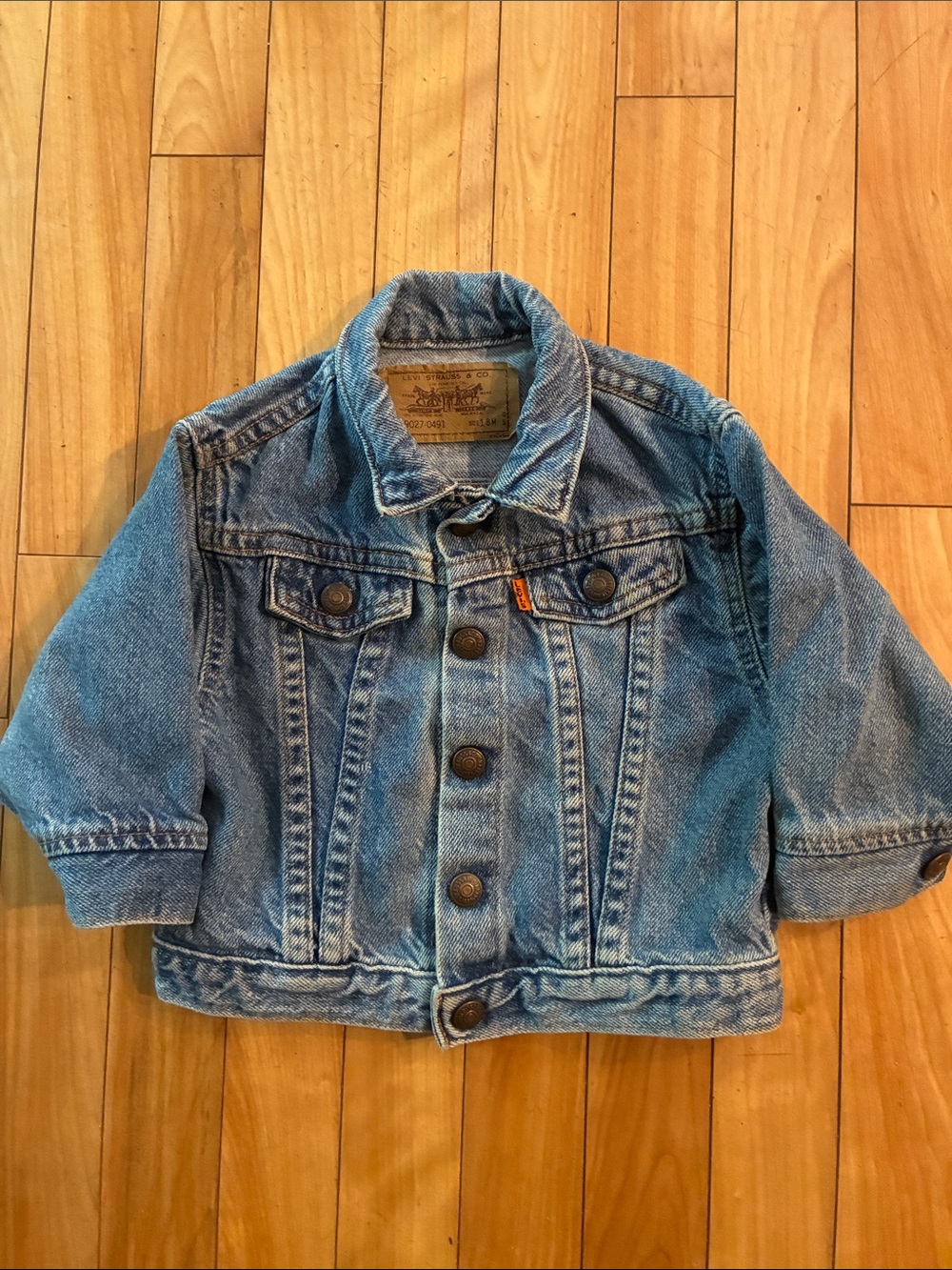 Vintage Levi’s Baby Denim 1990’s Trucker Jacket 18 months